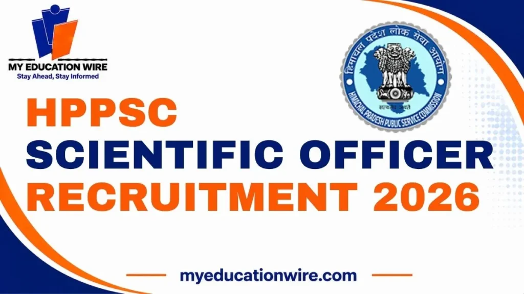 HPPSC Scientific Officer Recruitment 2026