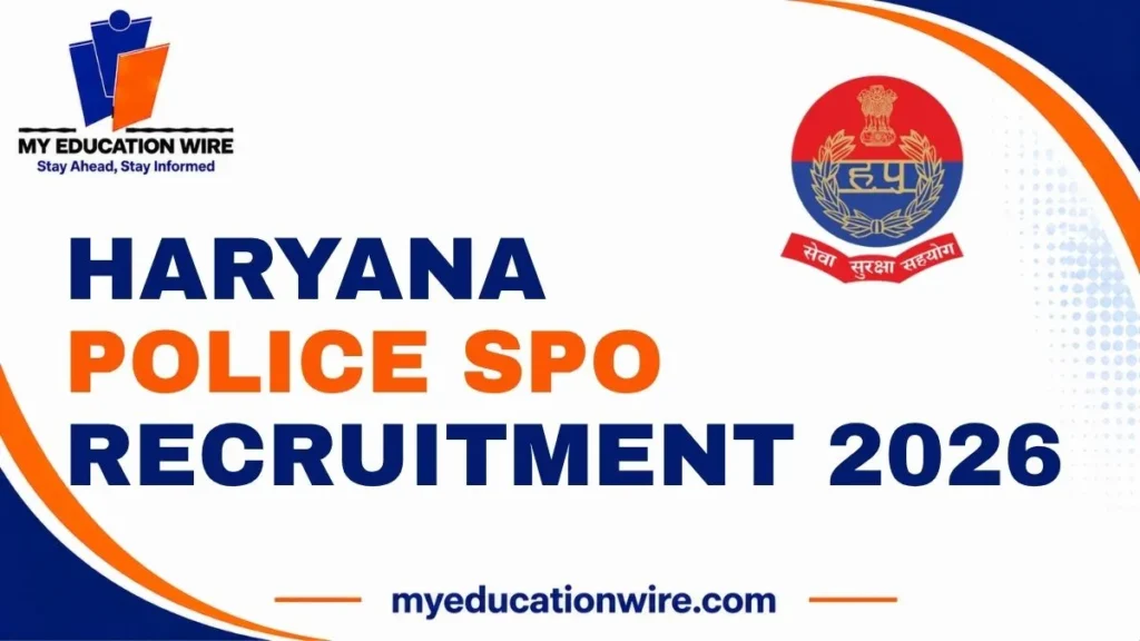 Haryana Police SPO Recruitment 2026