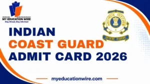 Indian Coast Guard Admit Card 2026