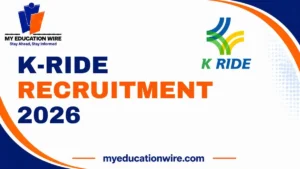 K-RIDE Recruitment 2026