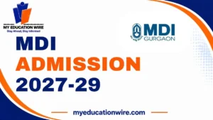 MDI Admission 2027-29