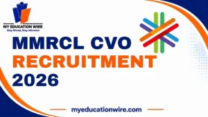 MMRCL CVO Recruitment 2026