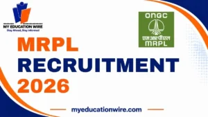 MRPL Recruitment 2026