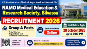 NAMO Medical Education & Research Society Recruitment 2026