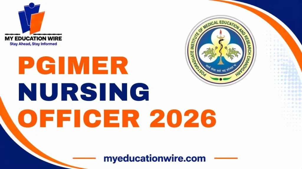 PGIMER Nursing Officer 2026