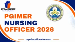 PGIMER Nursing Officer 2026