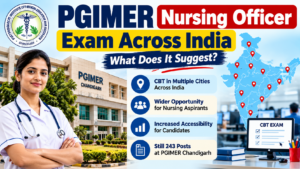 PGIMER Nursing Officer Recruitment 2026:
