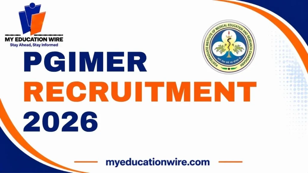 PGIMER Recruitment 2026