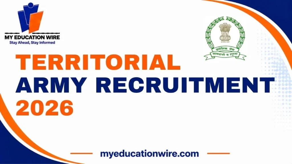Territorial Army Recruitment 2026