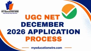 UGC NET December 2026 Application Process