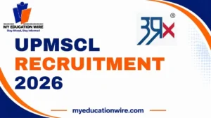 UPMSCL Recruitment 2026