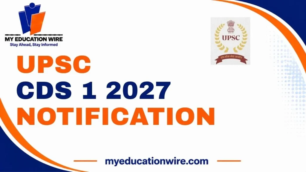 UPSC CDS 1 2027